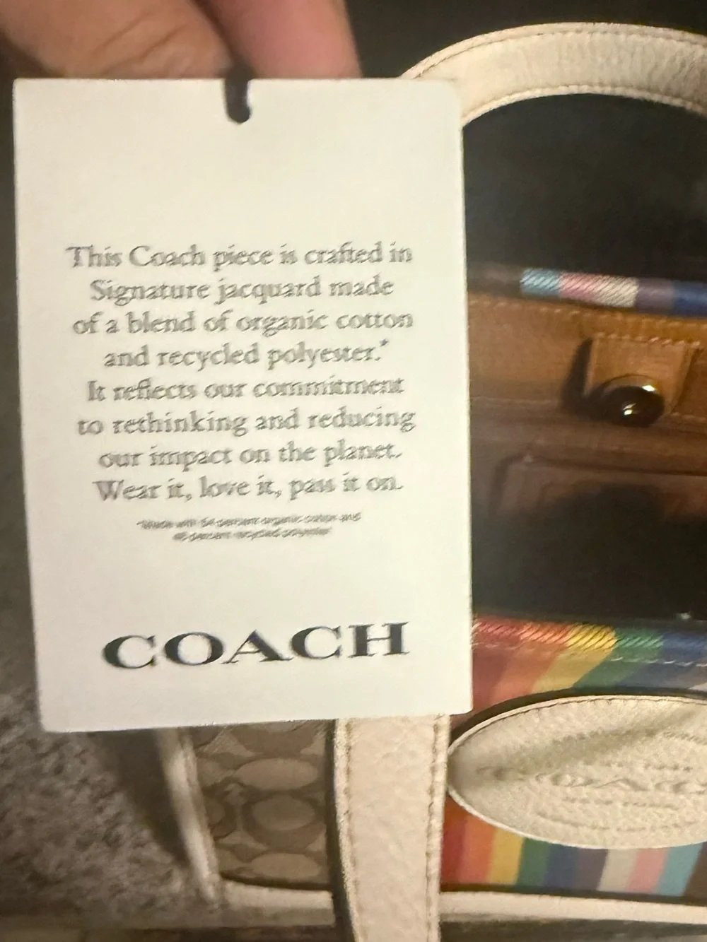 Coach Dempsey Carryall Pride Collection NWT